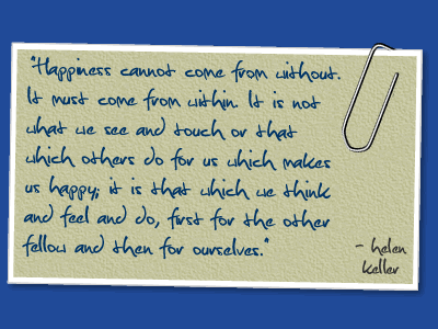 Keller quote
