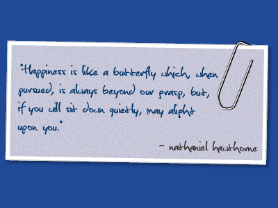 Hawthorne quote